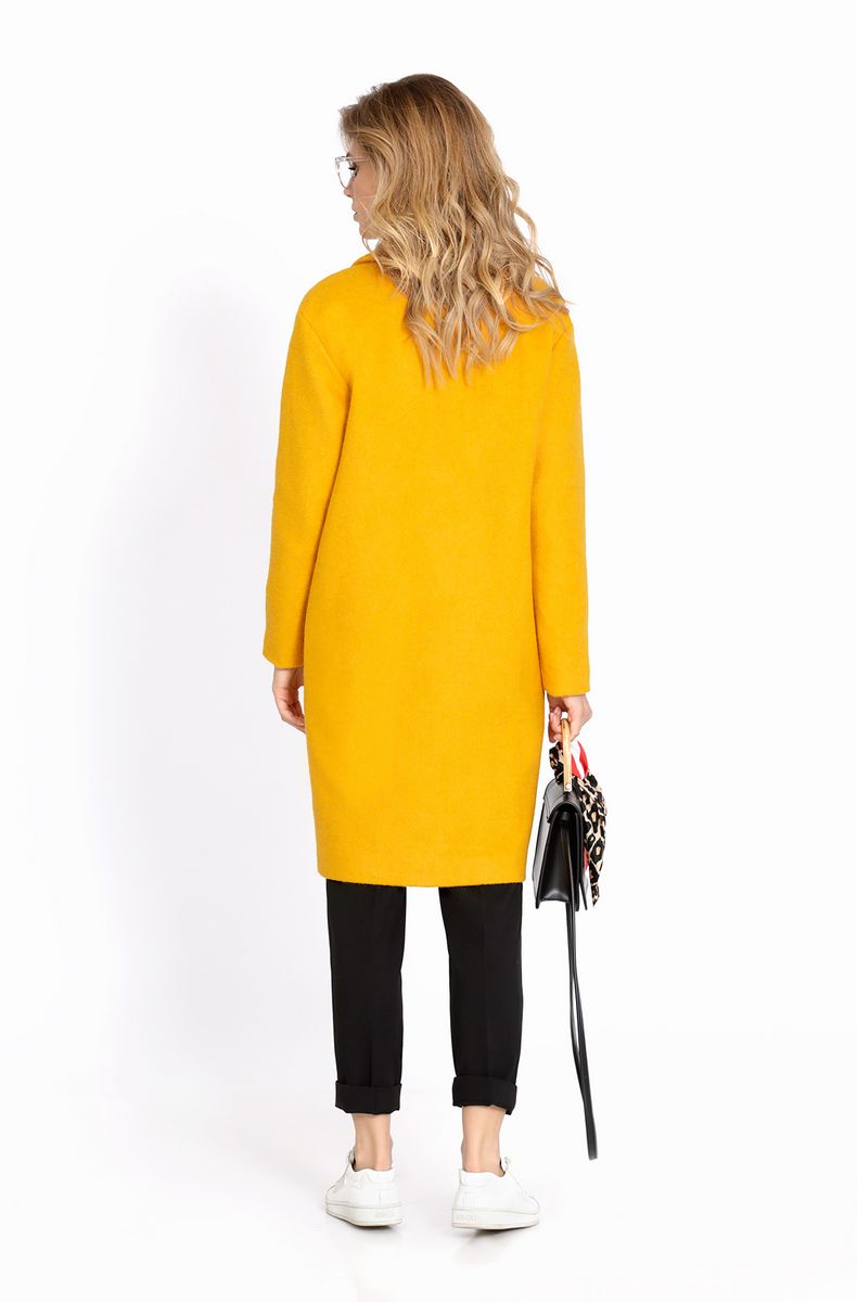 Женское пальто PiRS 654 желтый