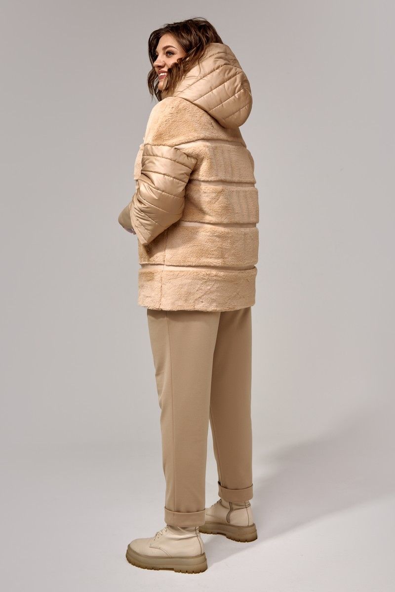Женская куртка IVA 1360 бежевый