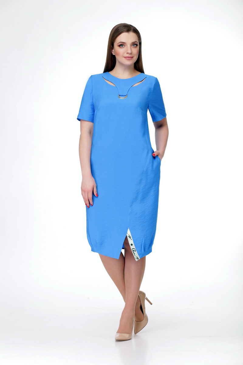 Платье Мишель стиль 762 голубой