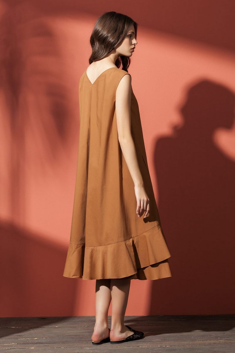Платье Nova Line 5786 коричневый