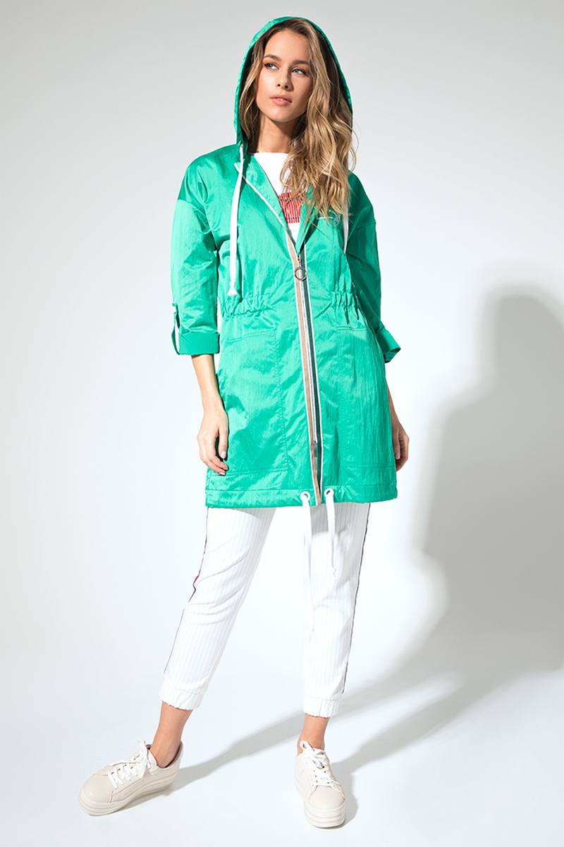 Женская куртка LaVeLa L6031 зеленый