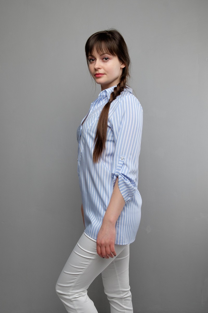 Блузы Mita ЖМ991а голубой