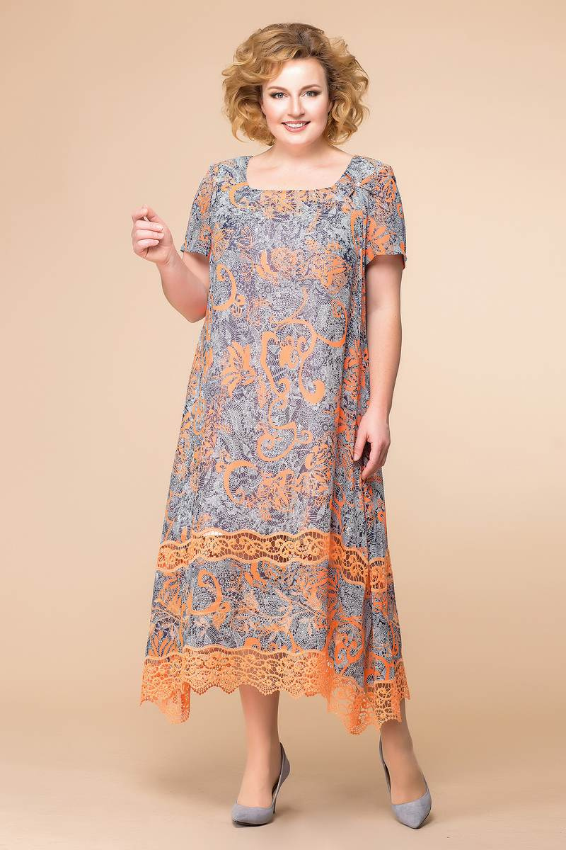 Платье Romanovich Style 1-1332 оранж