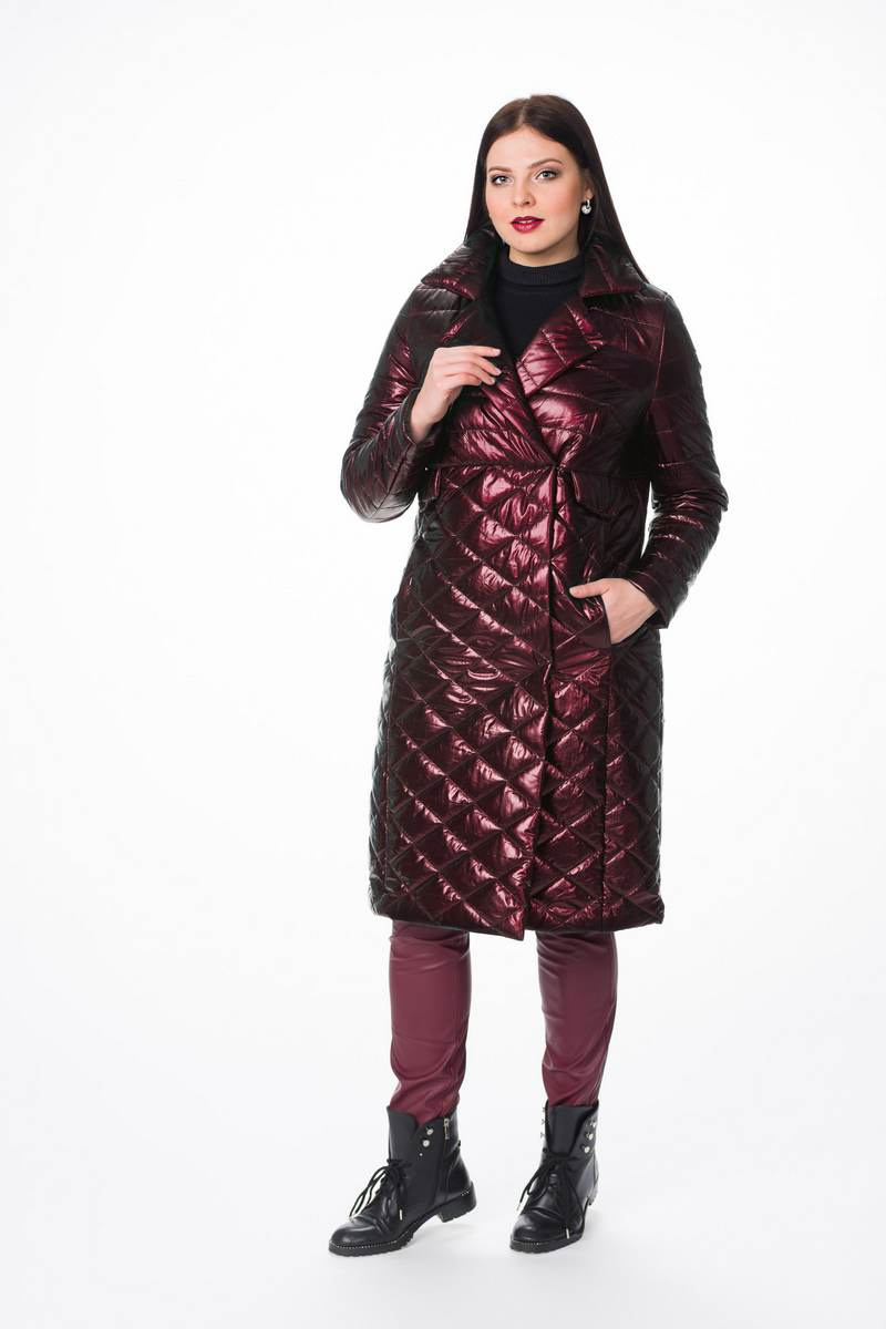 Женское пальто Stilville 1613 бордо