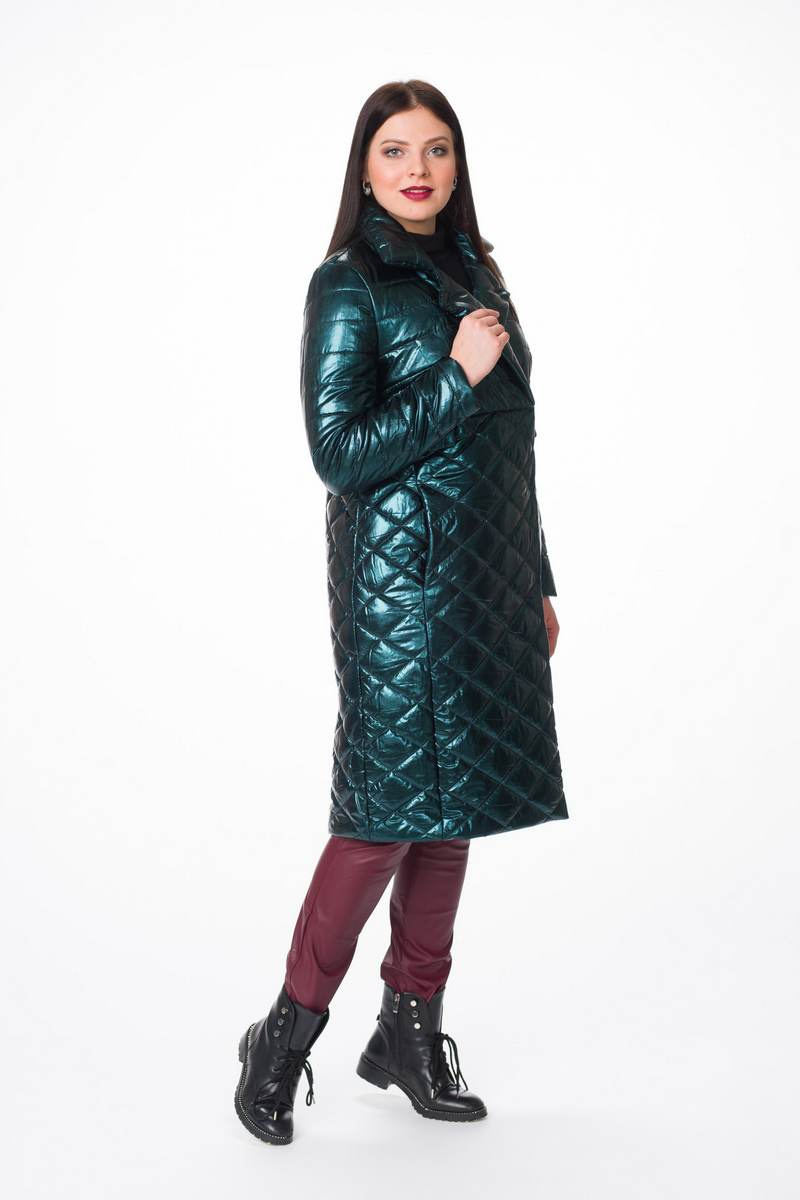 Женское пальто Stilville 1613 зеленый
