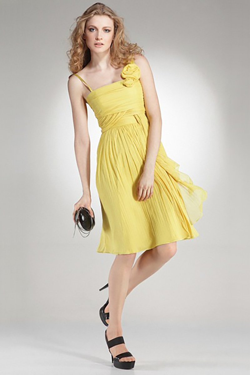 Платье Lakbi L1808 желтый