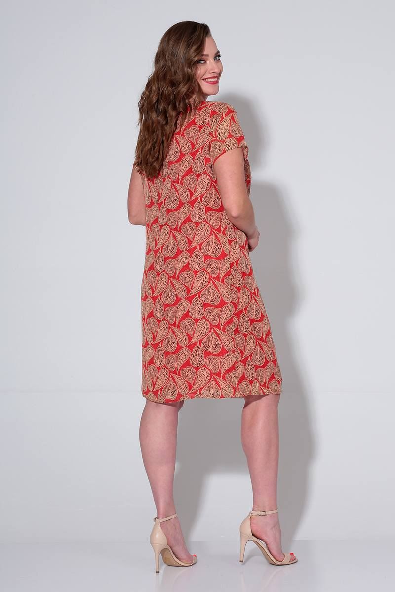 Платья Liona Style 649 красный