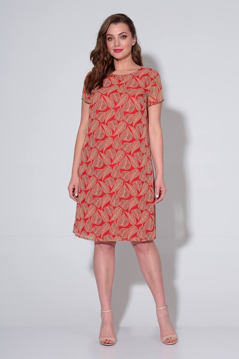 Платья Liona Style 649 красный