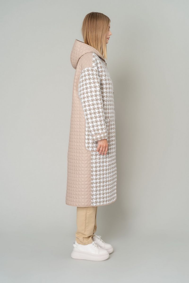 Женское пальто Elema 1-11670-1-164 бежевый