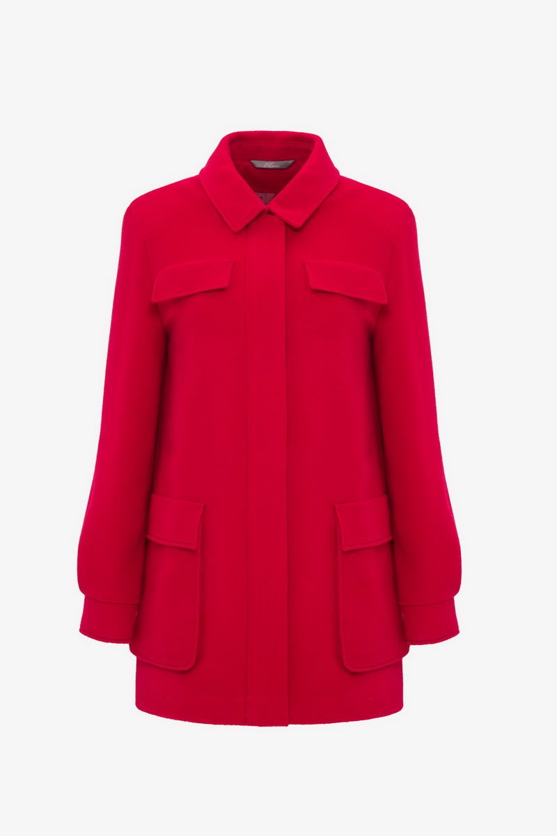 Женское пальто Elema 1-11624-1-164 красный