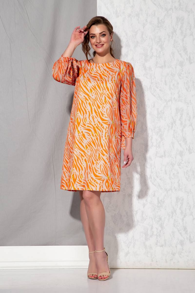 Платья Beautiful&Free 2105 оранжевый