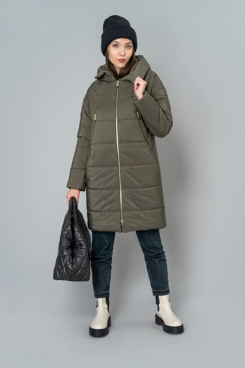 Женское пальто Elema 5-10815-2-170 хаки