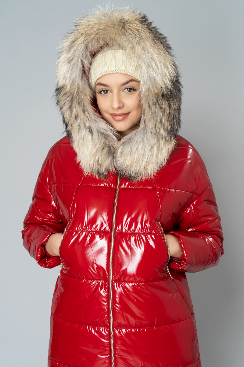Женское пальто Elema 5F-10315-1-164 бордо