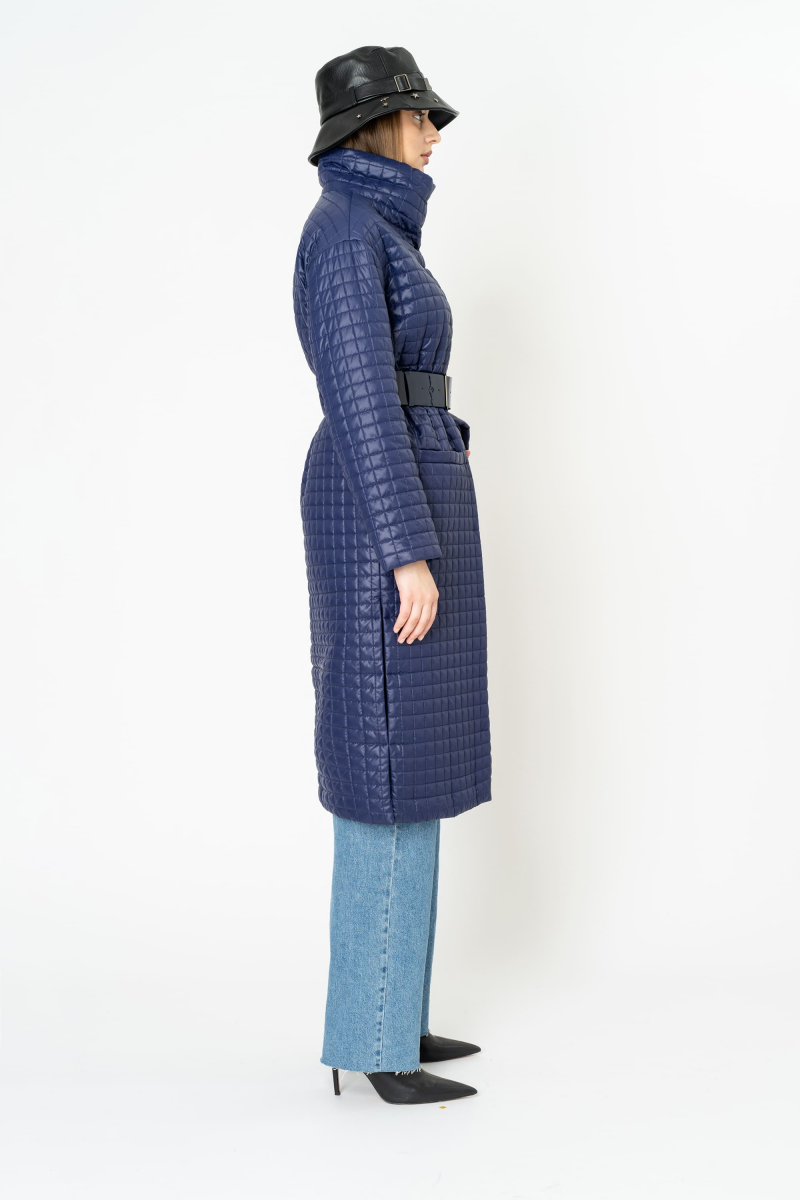 Женское пальто Elema 5-10732-1-170 сине-фиолетовый