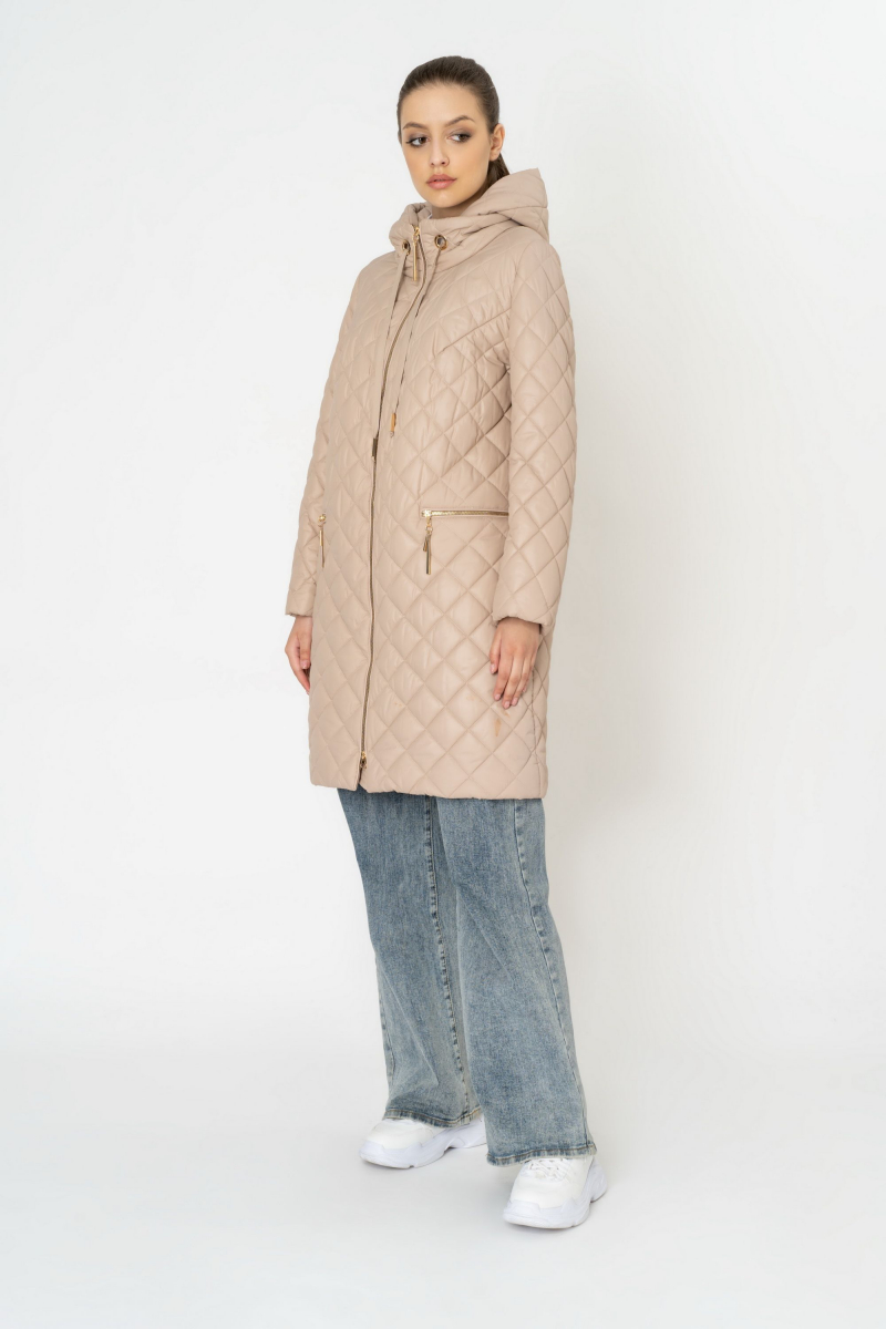Женское пальто Elema 5-9275-3-164 светло-бежевый