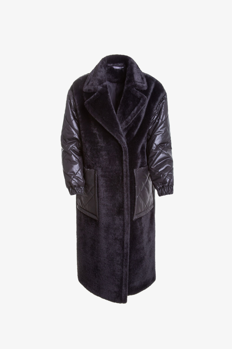 Женское пальто Elema 6-11146-1-164 чёрный