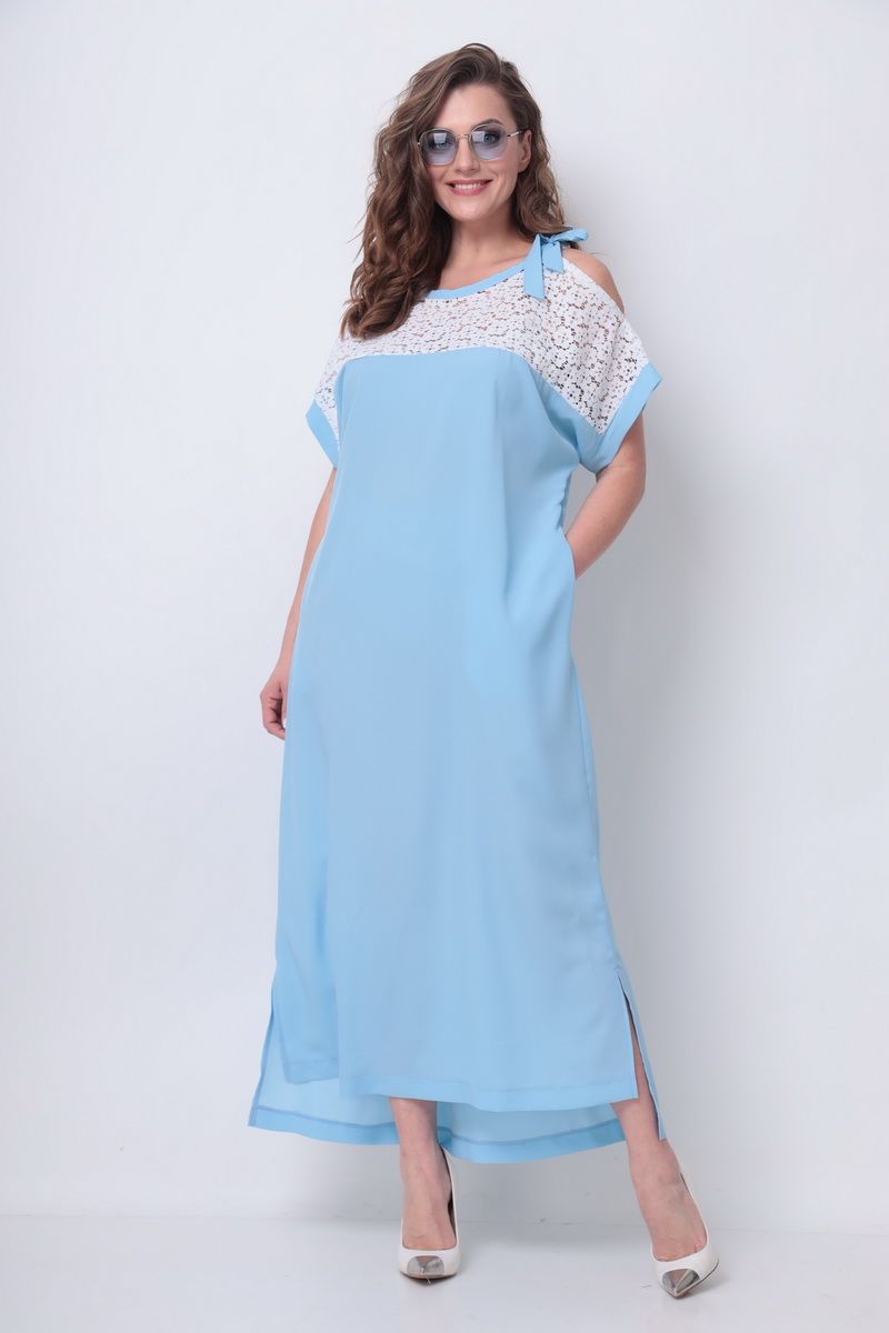 Платья Michel chic 2063 светло-голубой