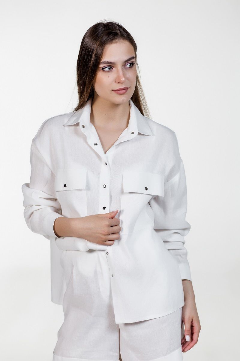 Женский комплект с шортами Atelero 1026 белый
