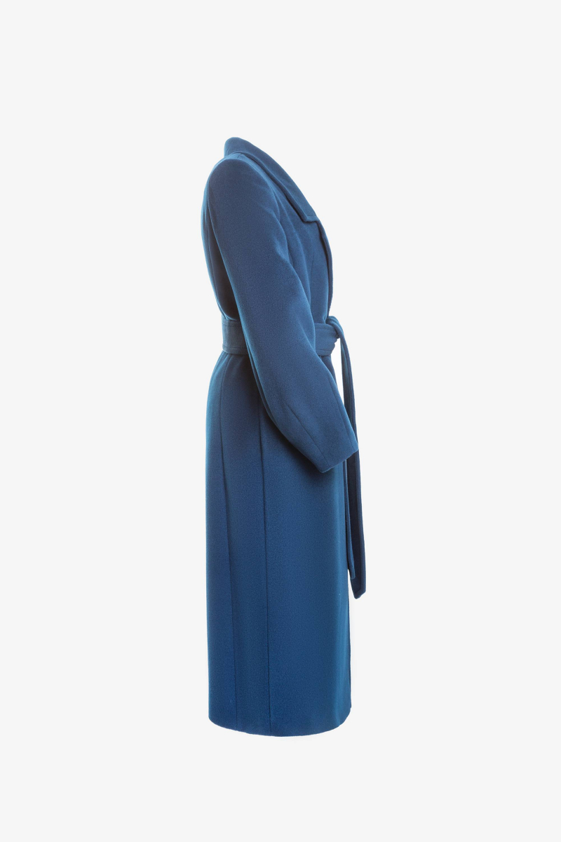 Женское пальто Elema 1-11101-1-164 сине-зелёный