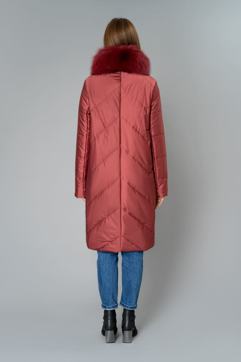 Женское пальто Elema 5-9075-1-164 бордо