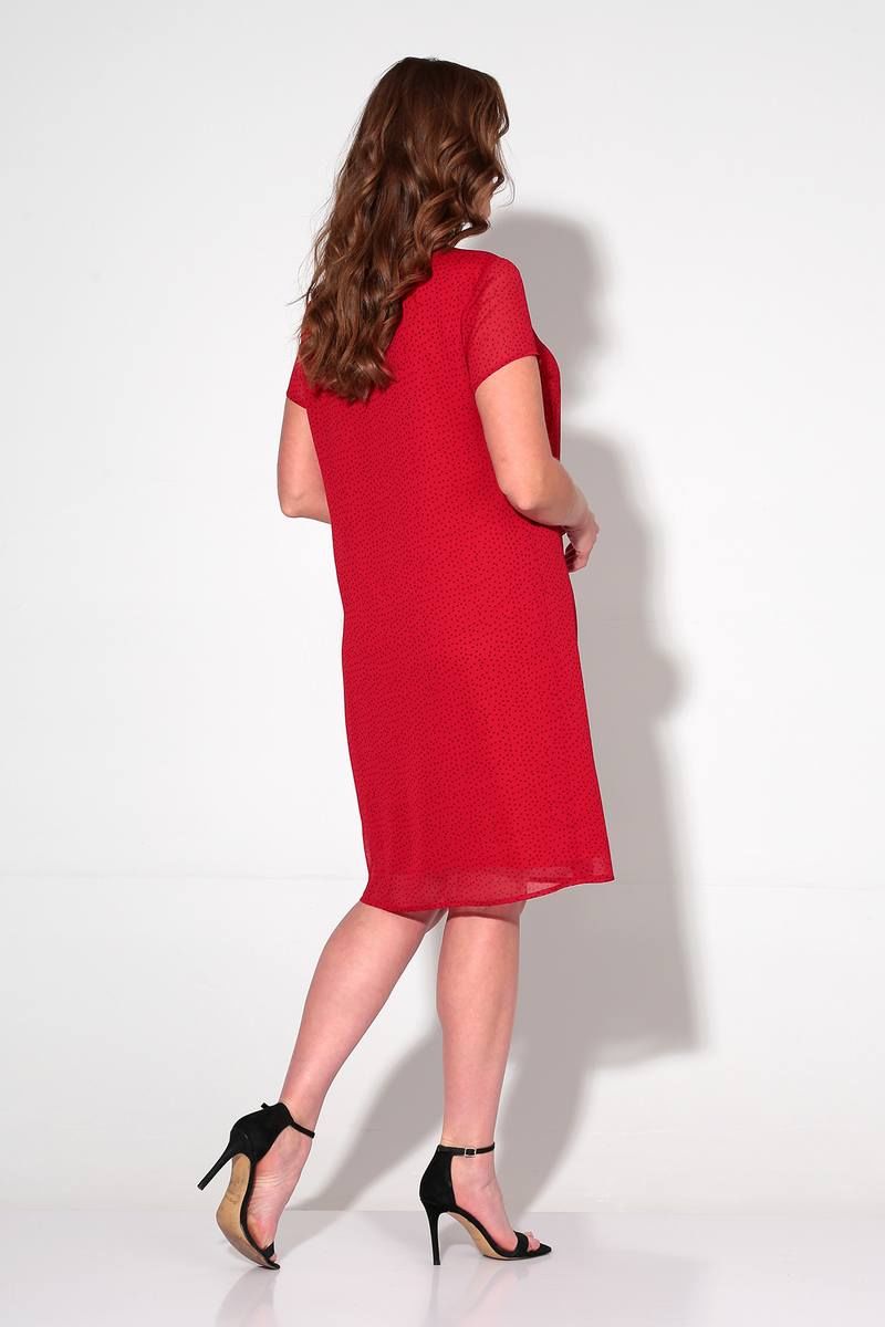 Платья Liona Style 649 малиново-красный
