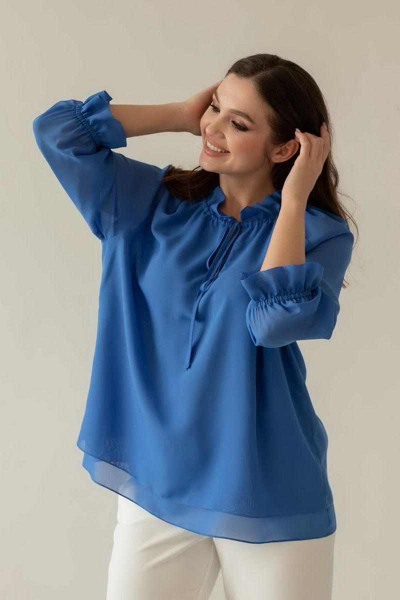 Блузы Mislana 791 синий