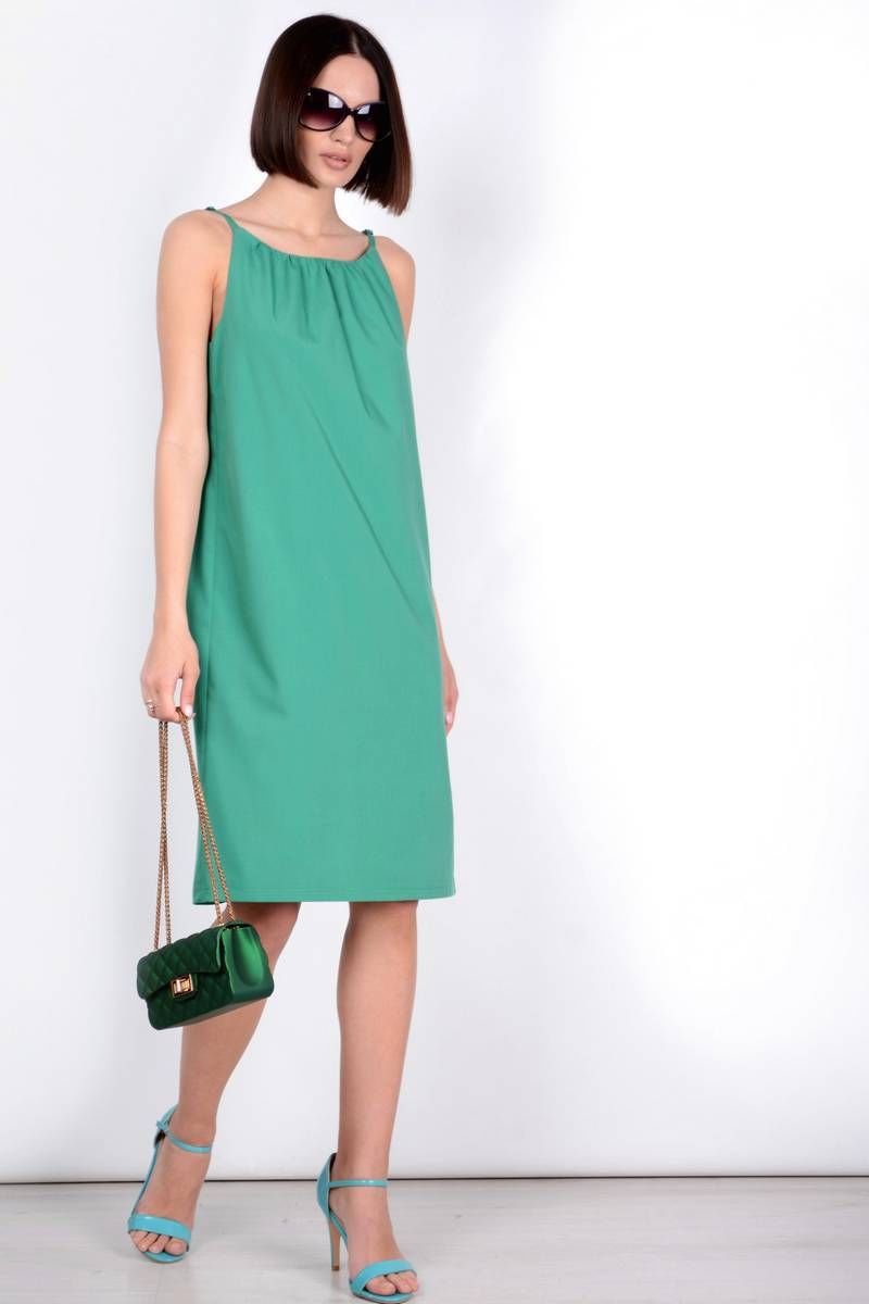 Платья PATRICIA by La Cafe NY15319 ярко-зеленый