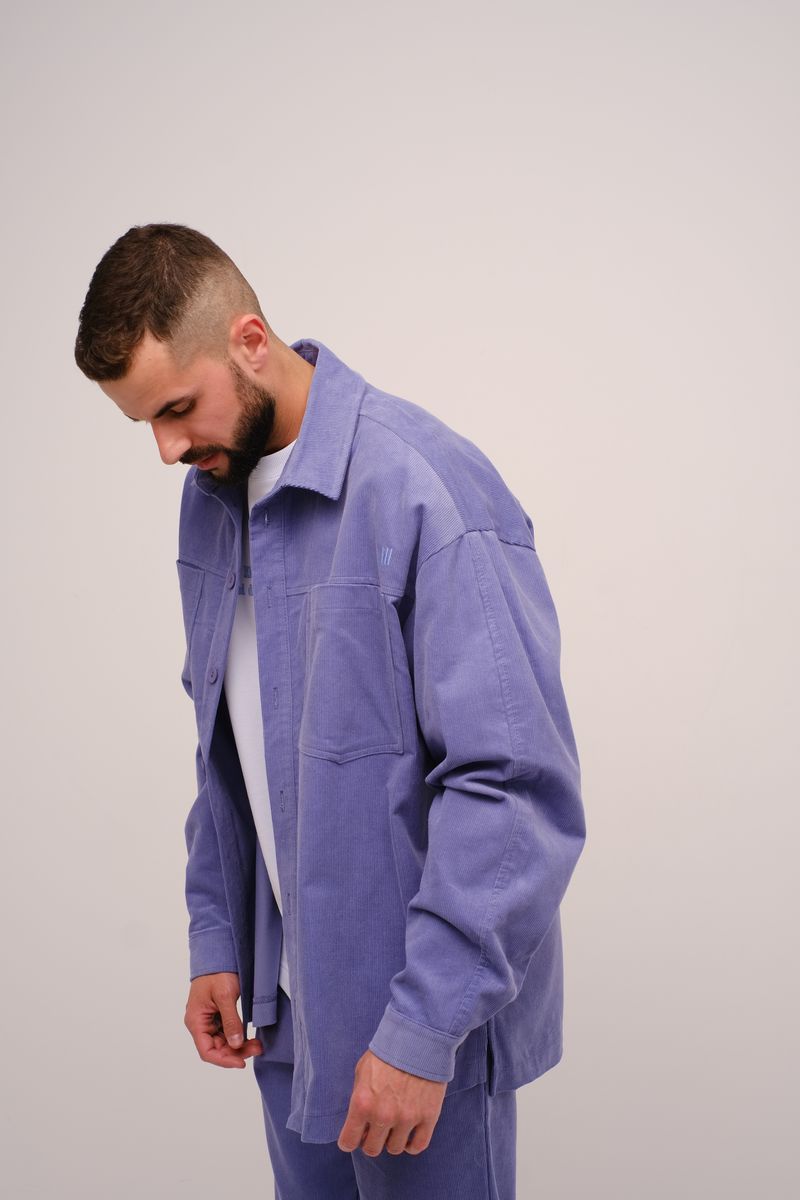 Рубашки с длинным рукавом RAWR 375 синий