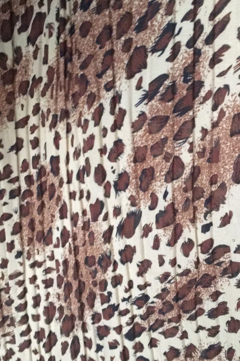 Юбки Klever 0101 коричневый_леопард