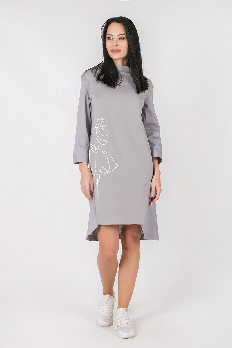 Платье Daloria 1471 серый