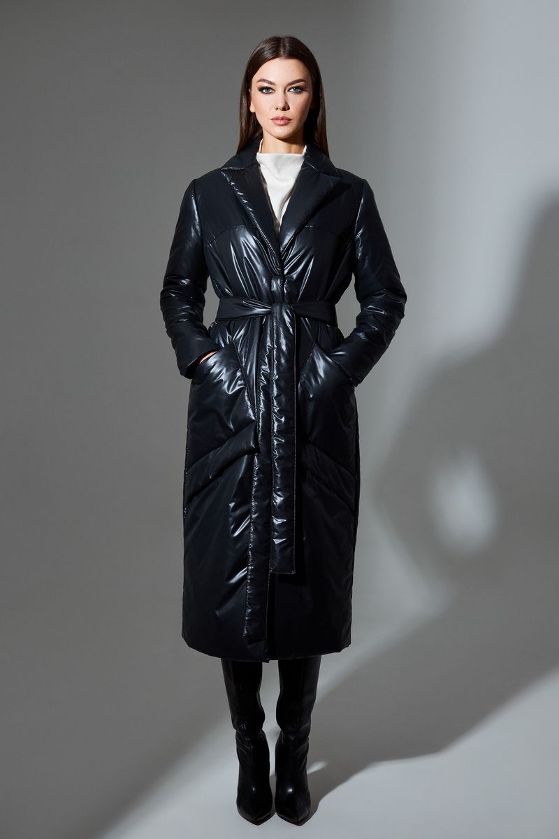 Женское пальто DiLiaFashion 0651 черный