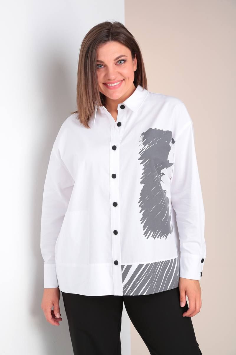 Рубашки Karina deLux M-1045Б белый