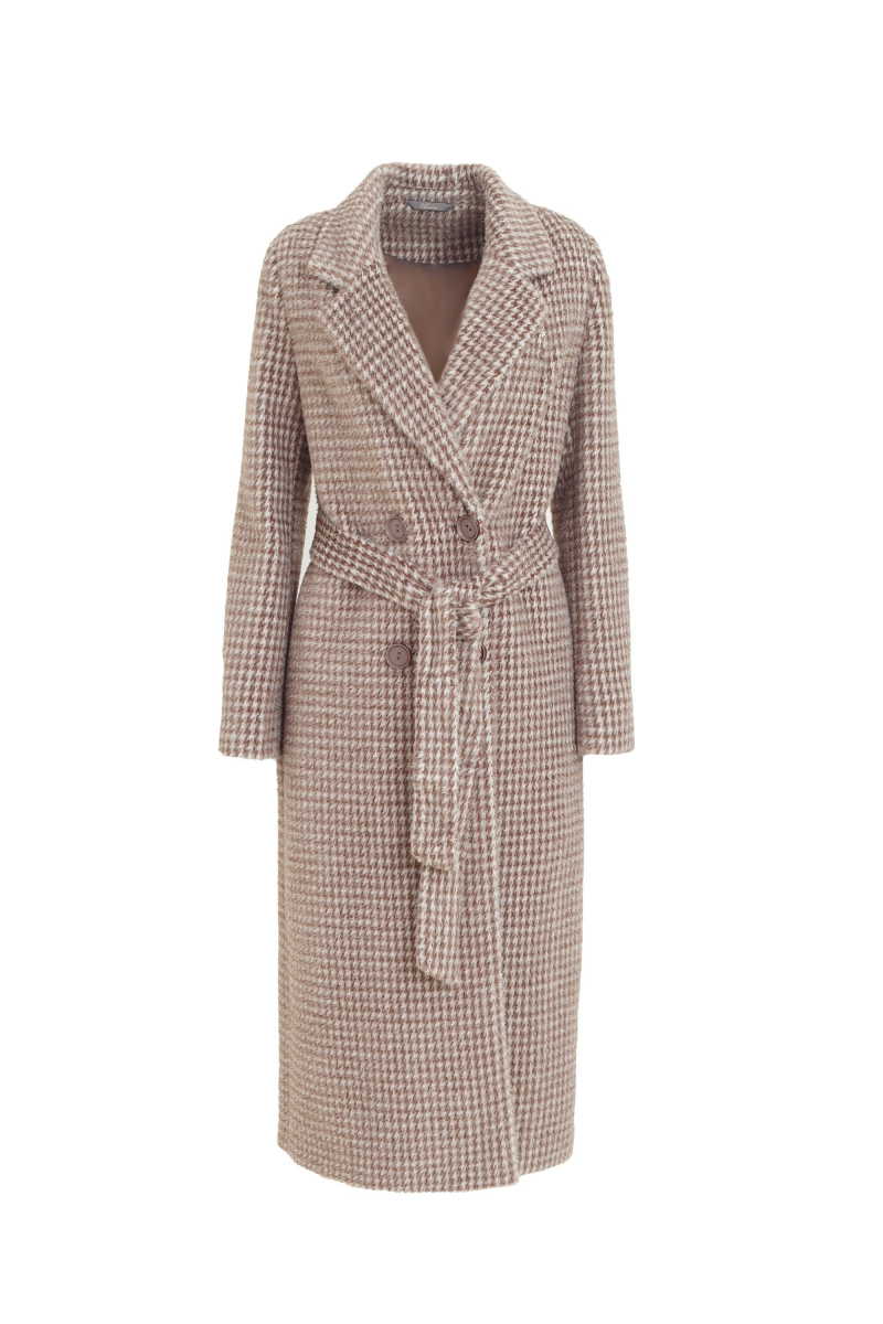 Женское пальто Elema 1-11641-1-164 бежевый