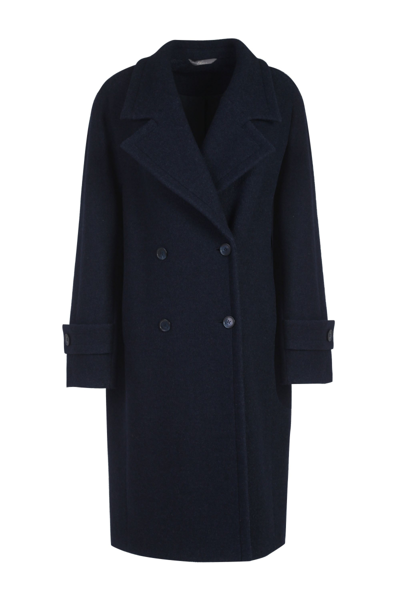 Женское пальто Elema 1-12047-1-170 тёмно-синий
