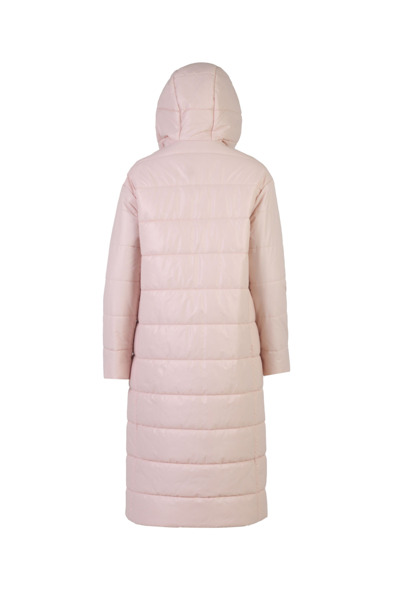 Женское пальто Elema 5-12328-1-164 пудра/глина