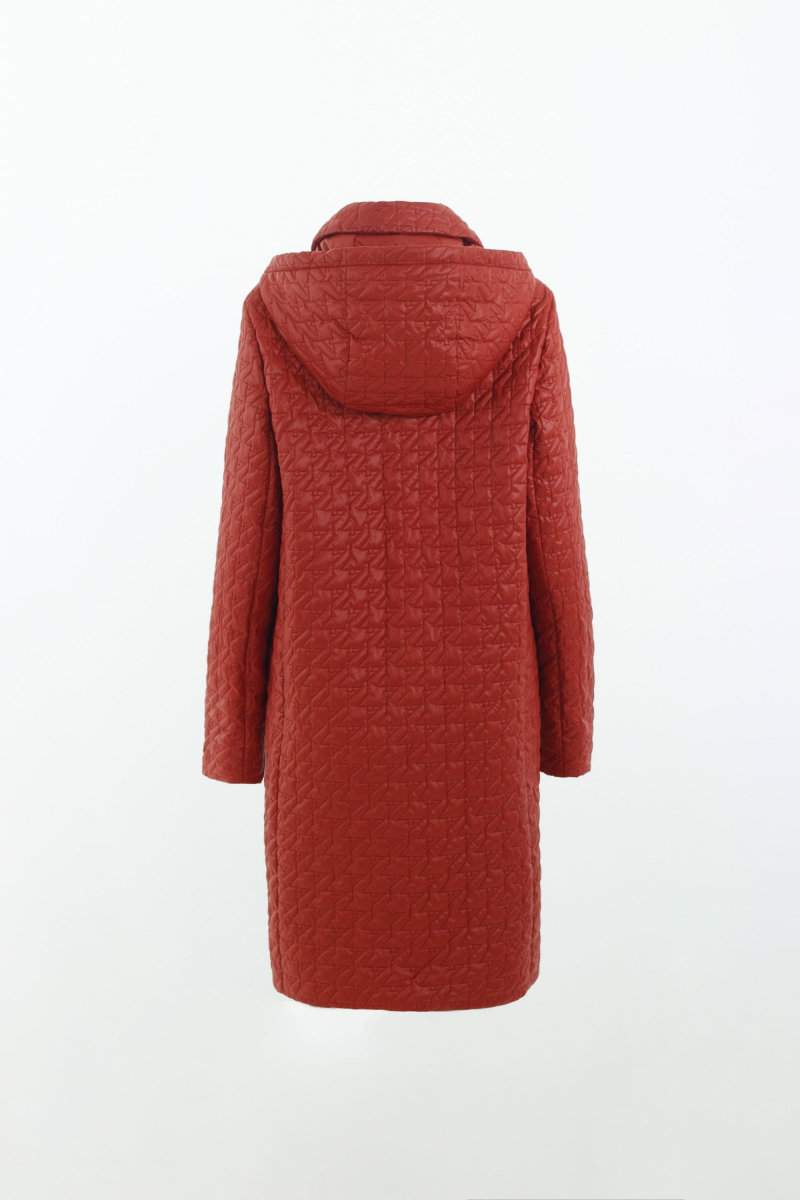 Женское пальто Elema 5-12395-1-170 кирпич