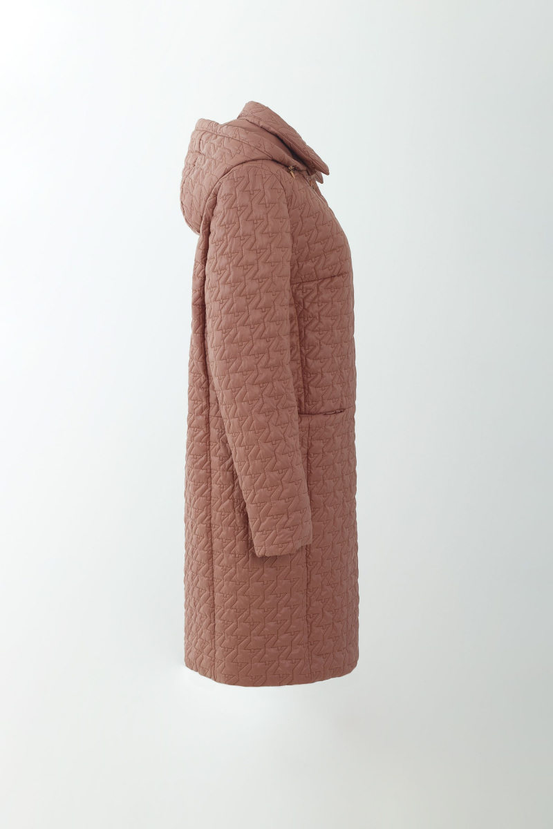 Женское пальто Elema 5-123951-1-170 тёмно-бежевый
