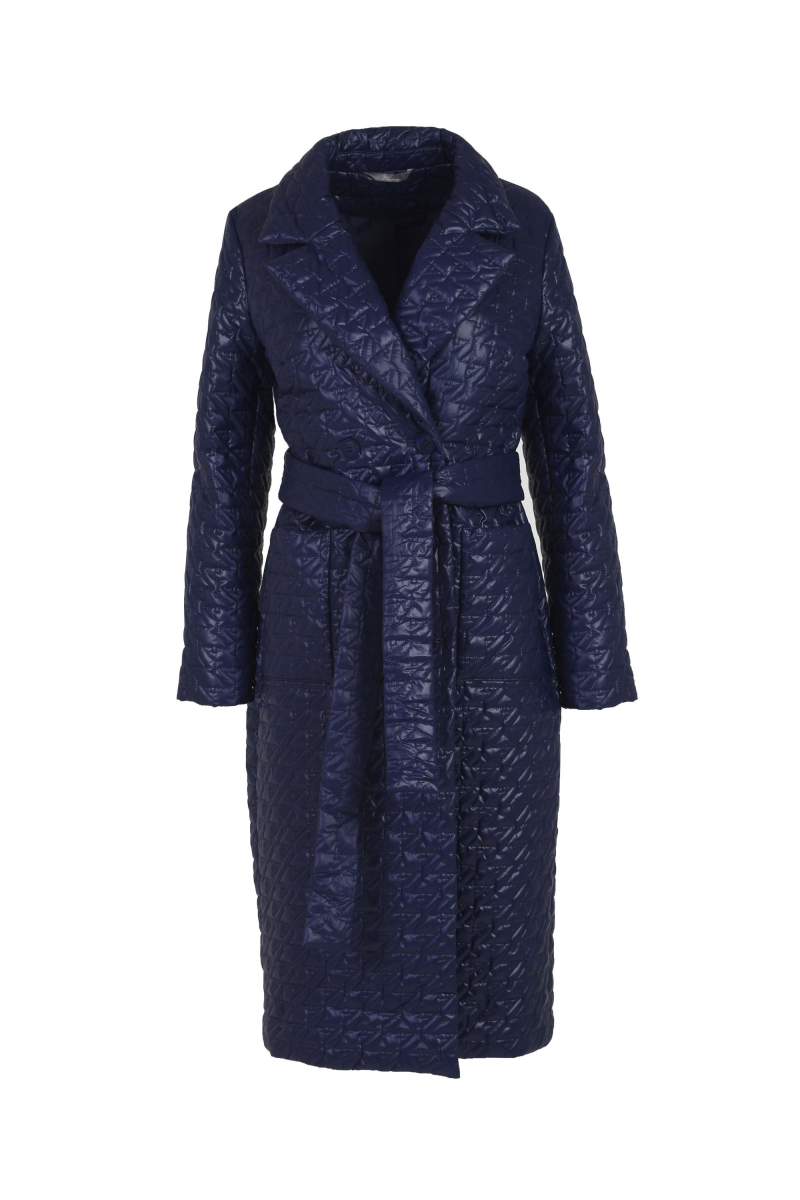 Женское пальто Elema 5-12431-1-164 сине-фиолетовый