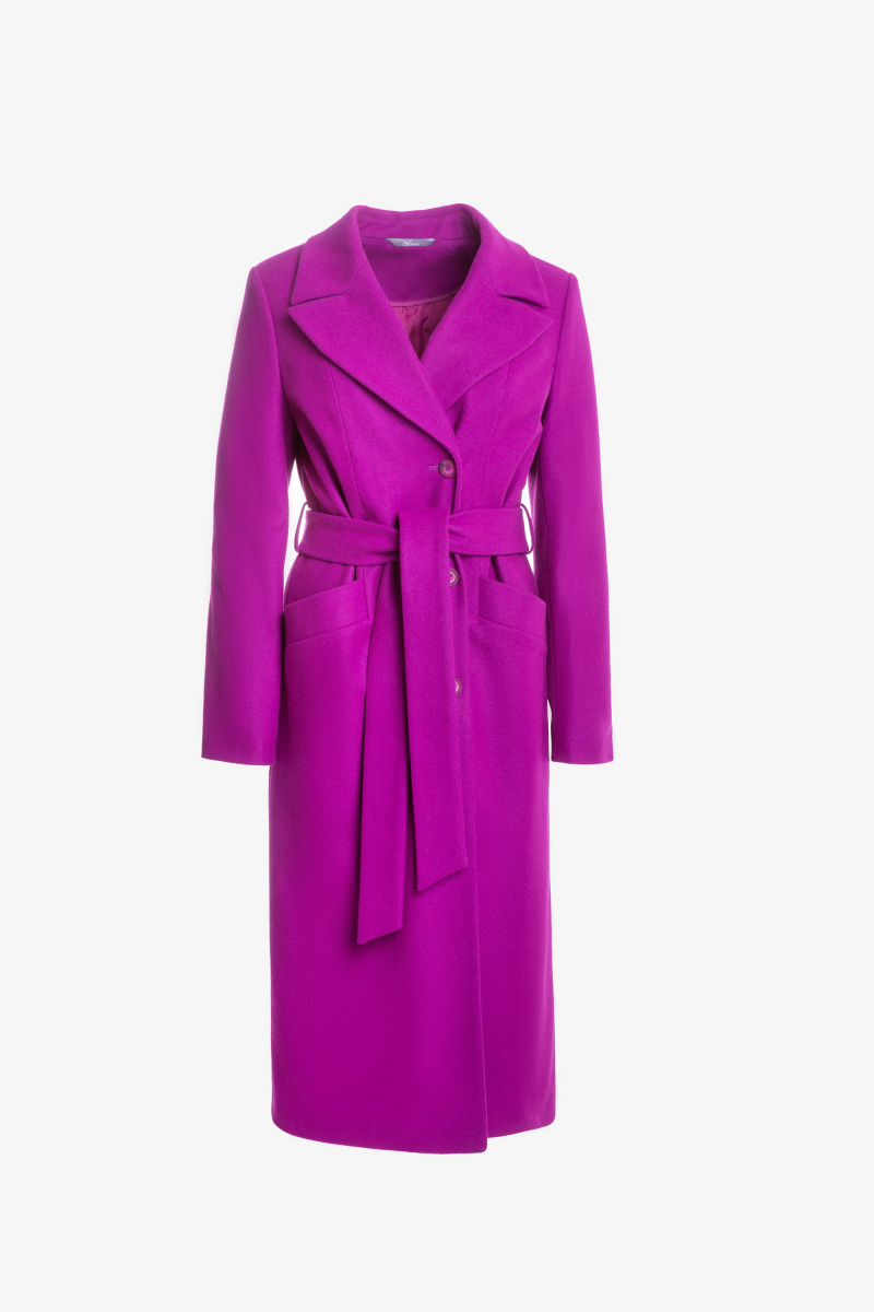 Женское пальто Elema 6-11462-1-164 фуксия