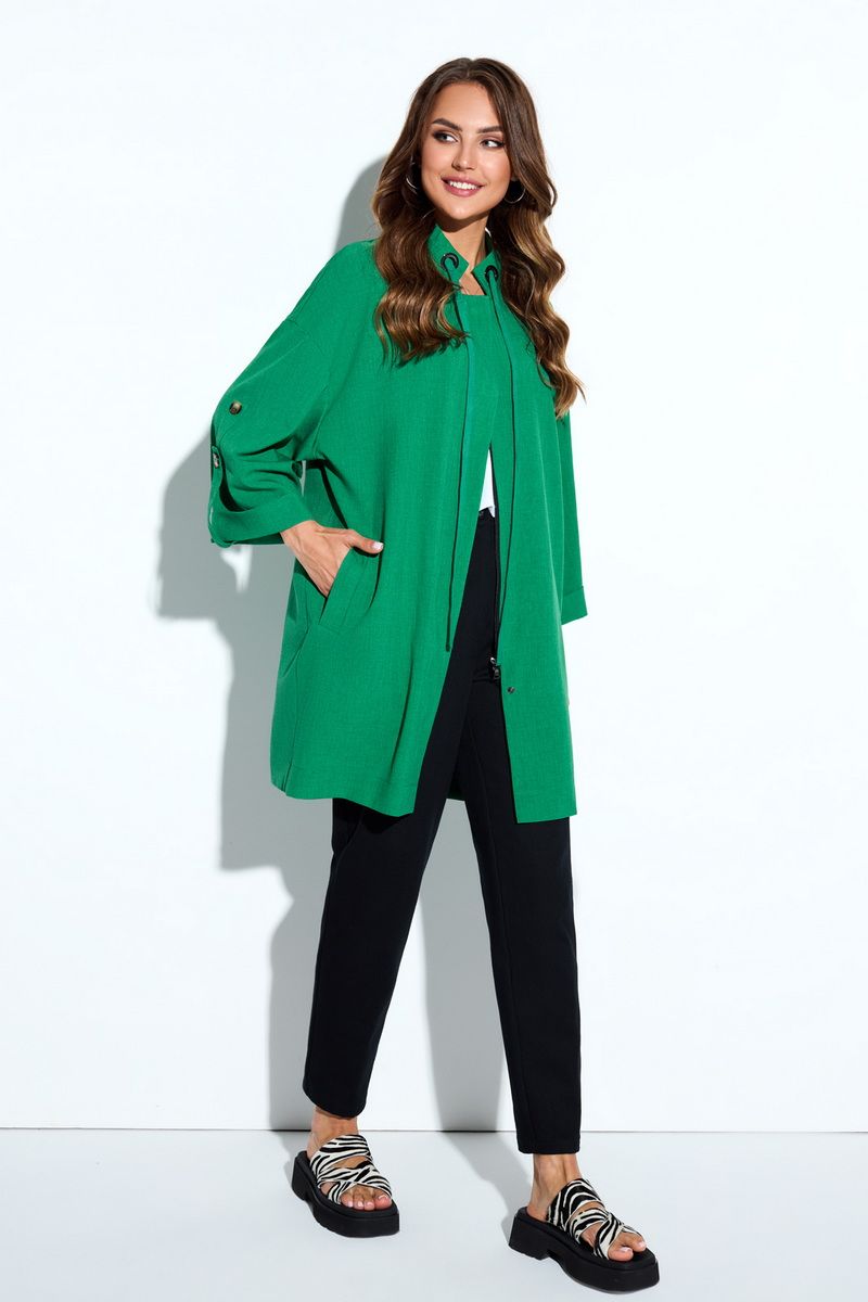 Женская куртка TEZA 4161 зеленый