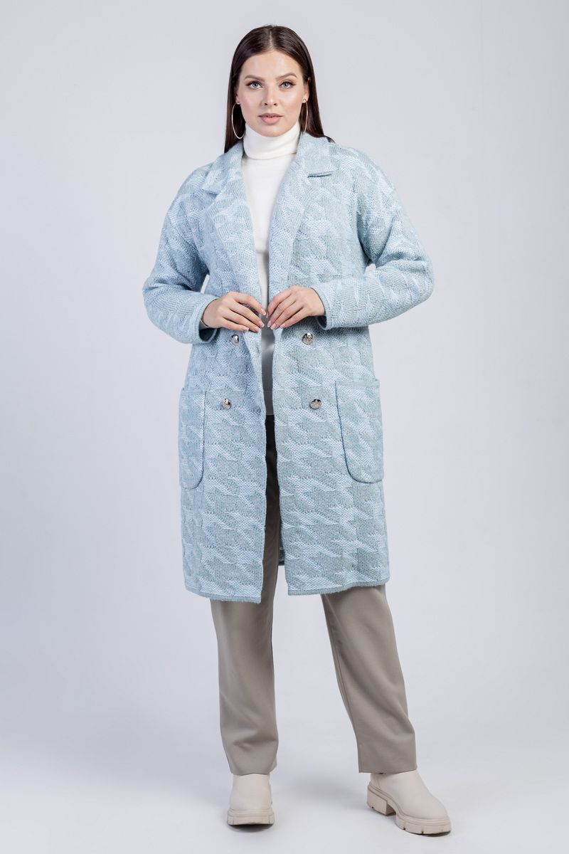 Женское пальто Bonadi М-1622 мята