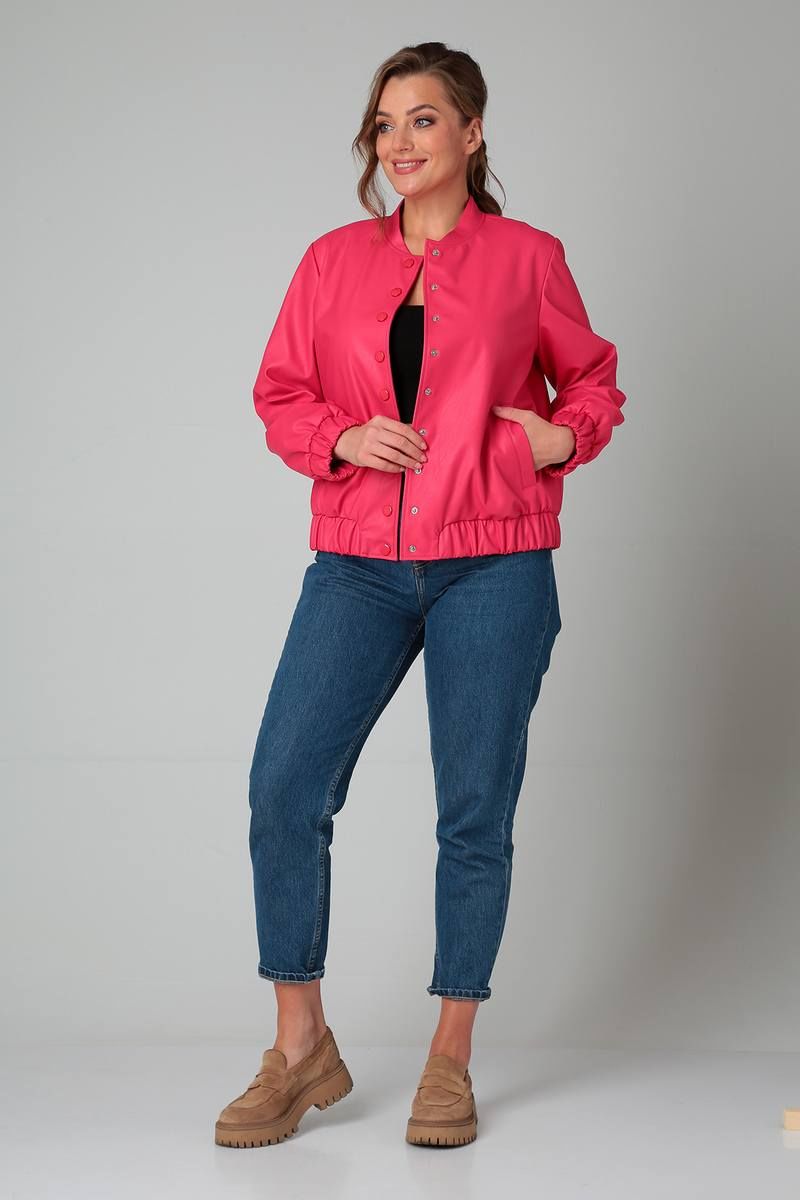Женская куртка Liona Style 844 розовый