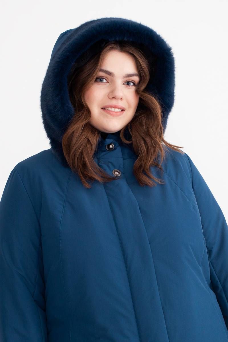 Женское пальто Bugalux 437 164-цвет  изумруд