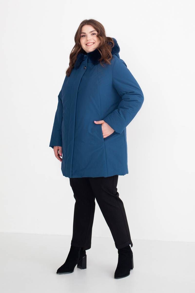 Женское пальто Bugalux 437 170-цвет  изумруд