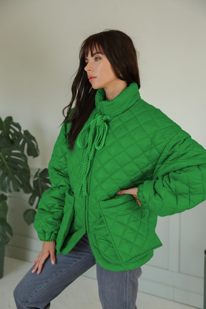 Женская куртка LadisLine 1388 зеленый