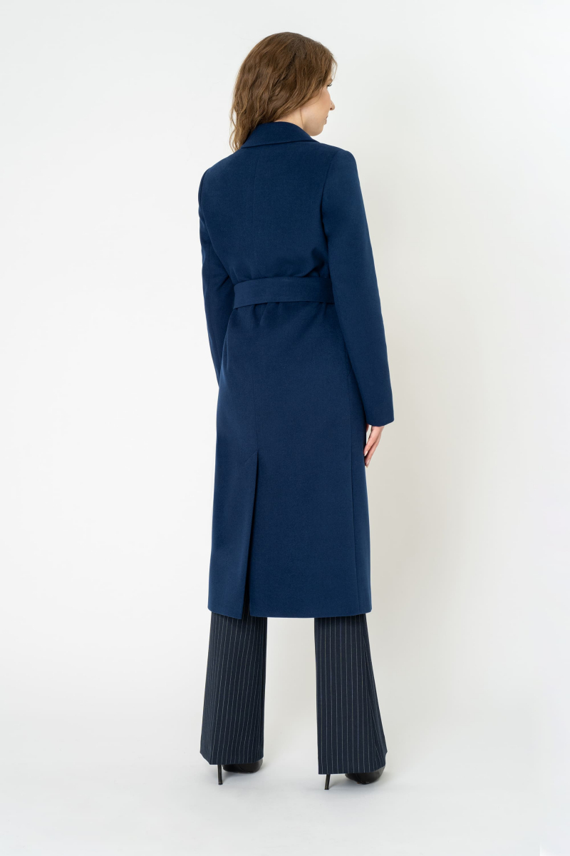 Женское пальто Elema 1-10643-1-170 тёмно-синий