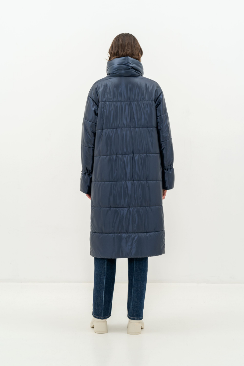 Женское пальто Elema 5-12026-1-164 синий