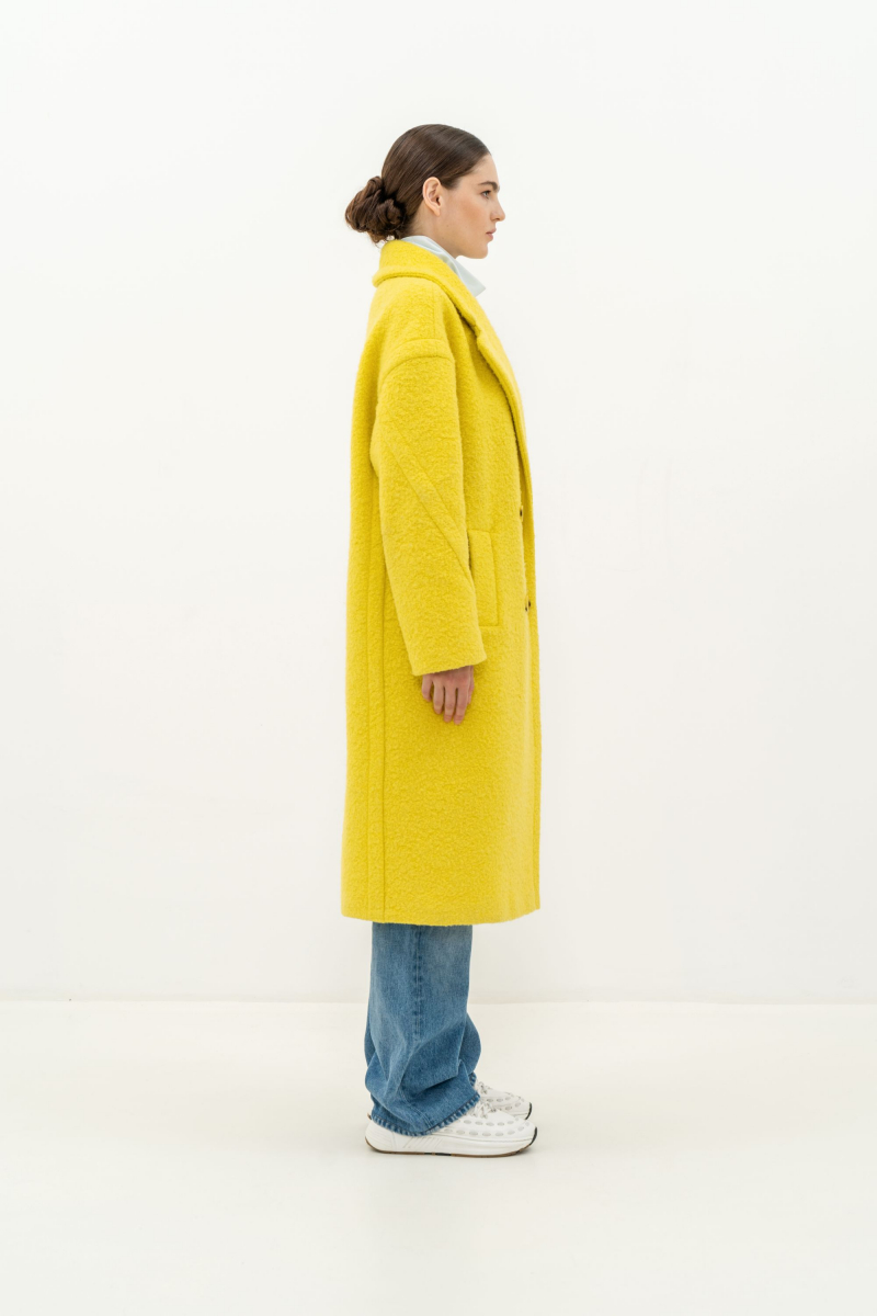 Женское пальто Elema 1-12048-1-170 жёлтый