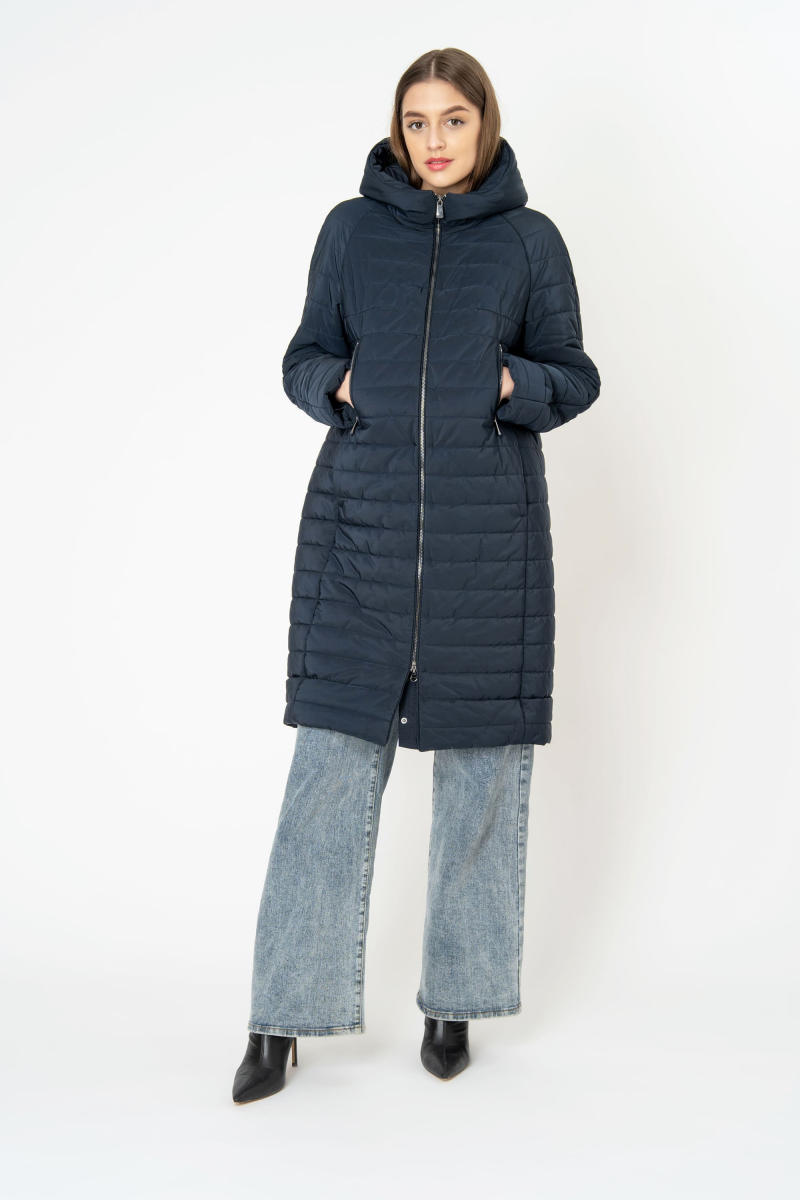 Женское пальто Elema 5-10652-2-164 синий