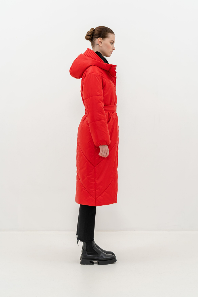 Женское пальто Elema 5-12174-1-164 красный